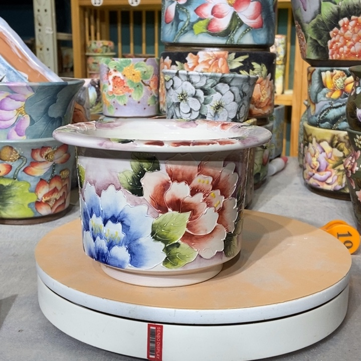 红陶景德镇艺术手绘作品