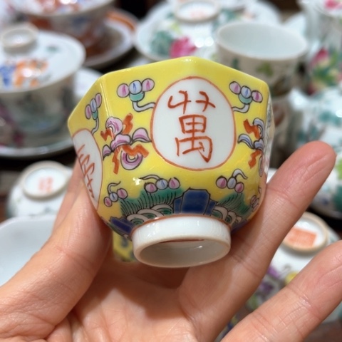 手绘盖碗壶承陶瓷