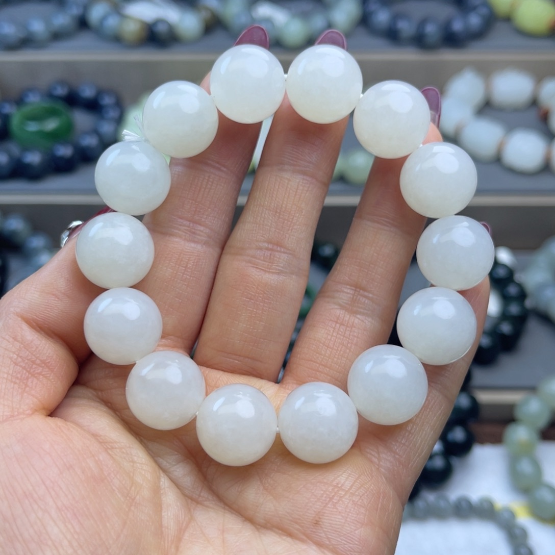 和田玉手链未镶嵌