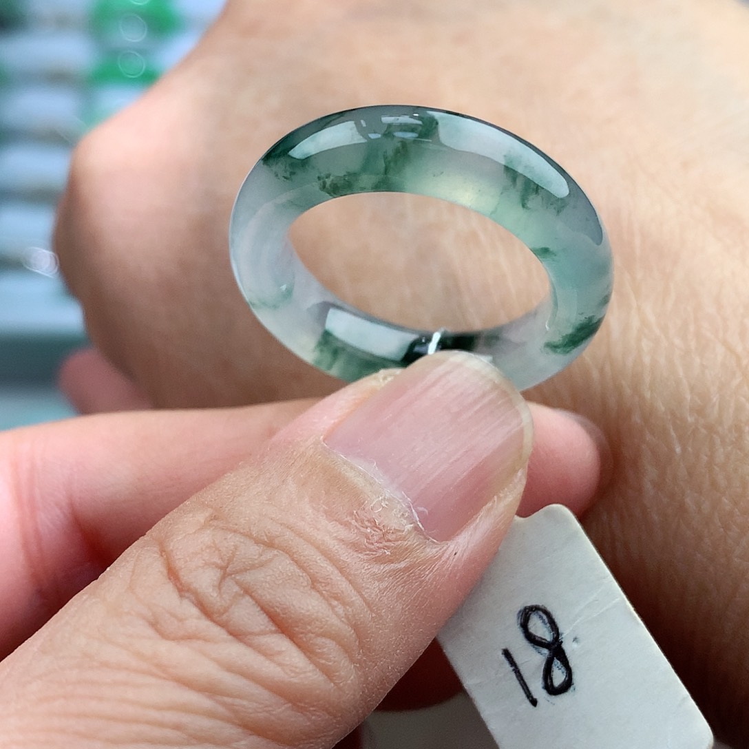 未镶嵌戒指翡翠18号