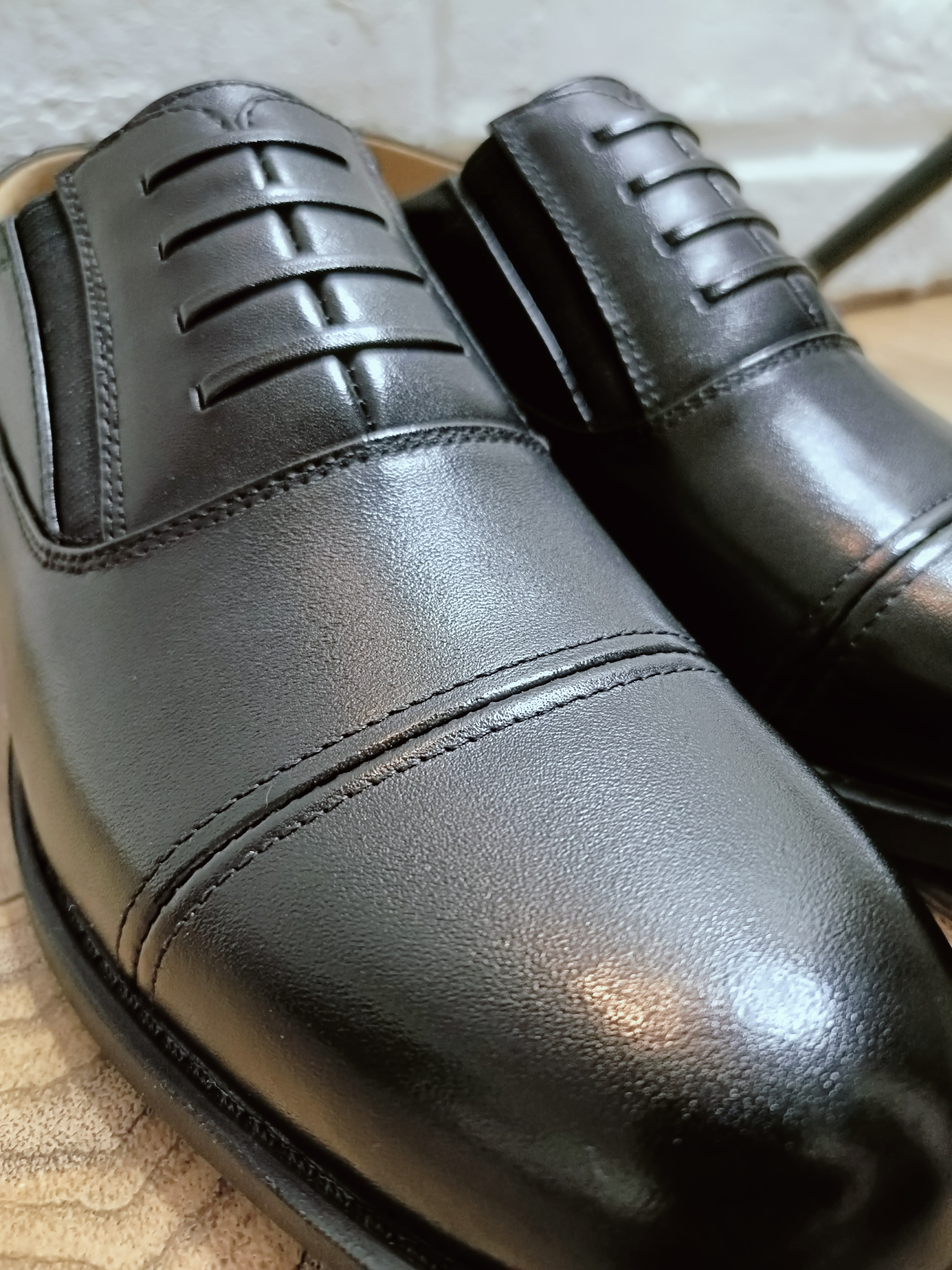 国货之光——经典三接头皮鞋男士系带休闲商务真皮