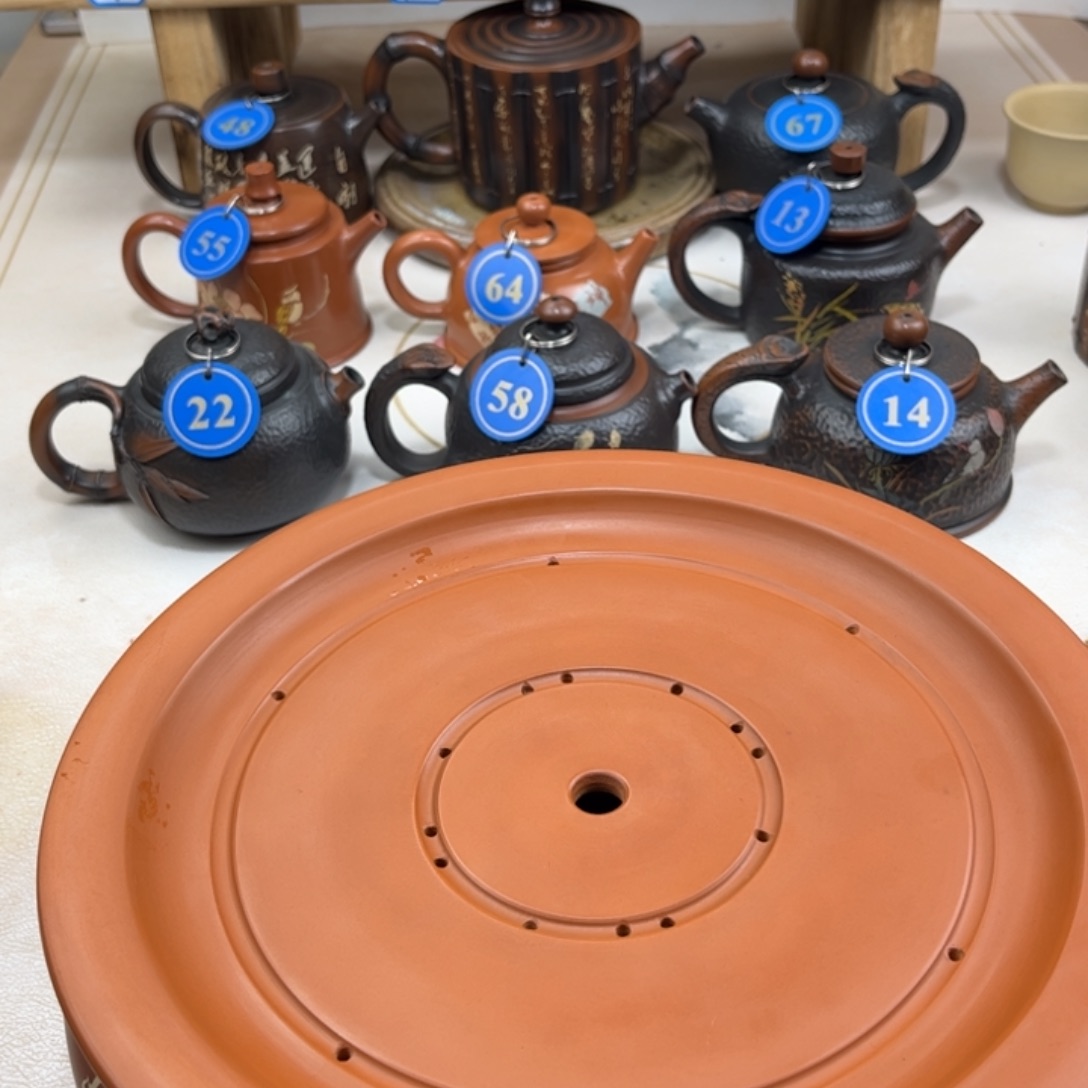 壶温***光建水紫陶老手艺人全手工制作