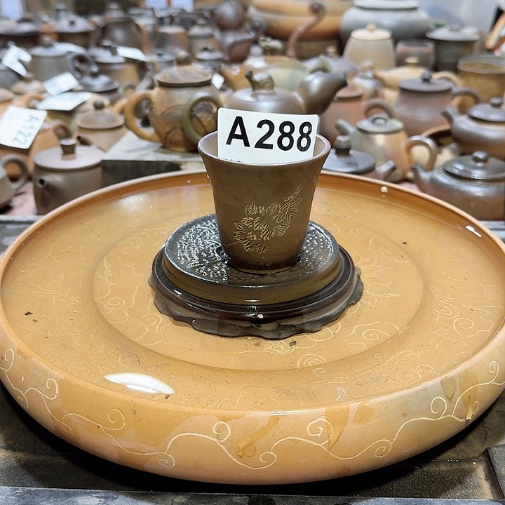 紫砂茶壶坭兴陶柴烧