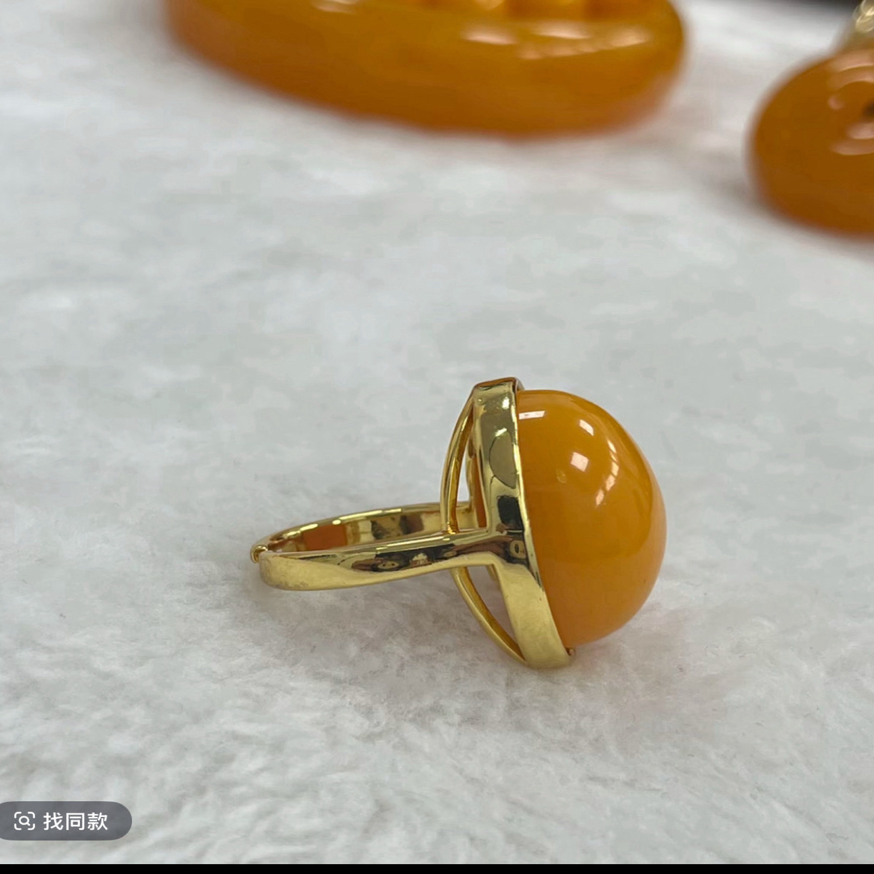 w000 藏族精工制作精美活口蛋面戒指