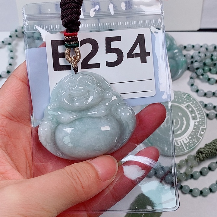 翡翠未镶嵌颈饰天然