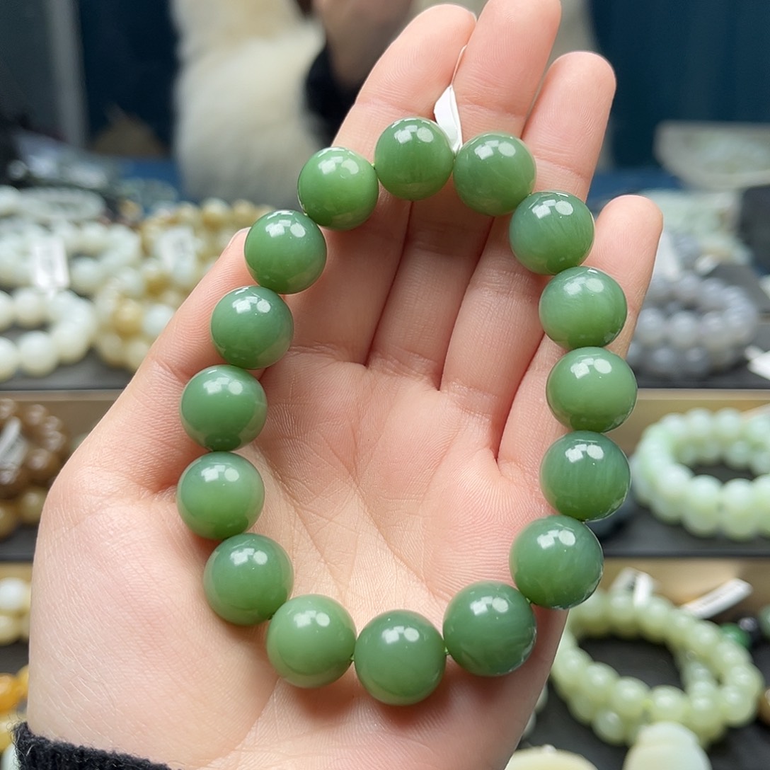 和田玉手链未镶嵌