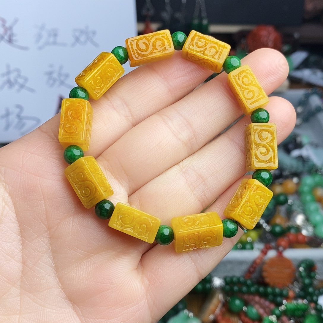 翡翠未镶嵌手链99