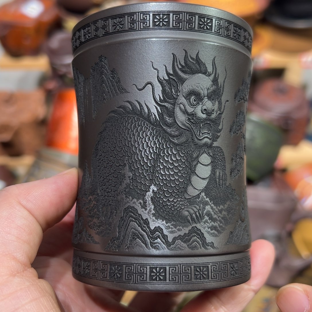 茶杯紫砂宜兴紫砂主人杯