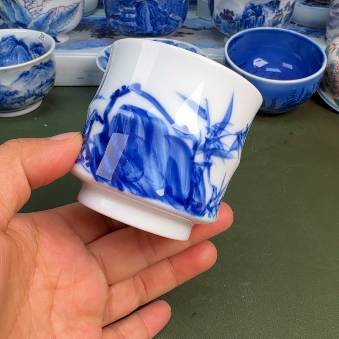 瓷景德镇纯手绘茶具圆圆201