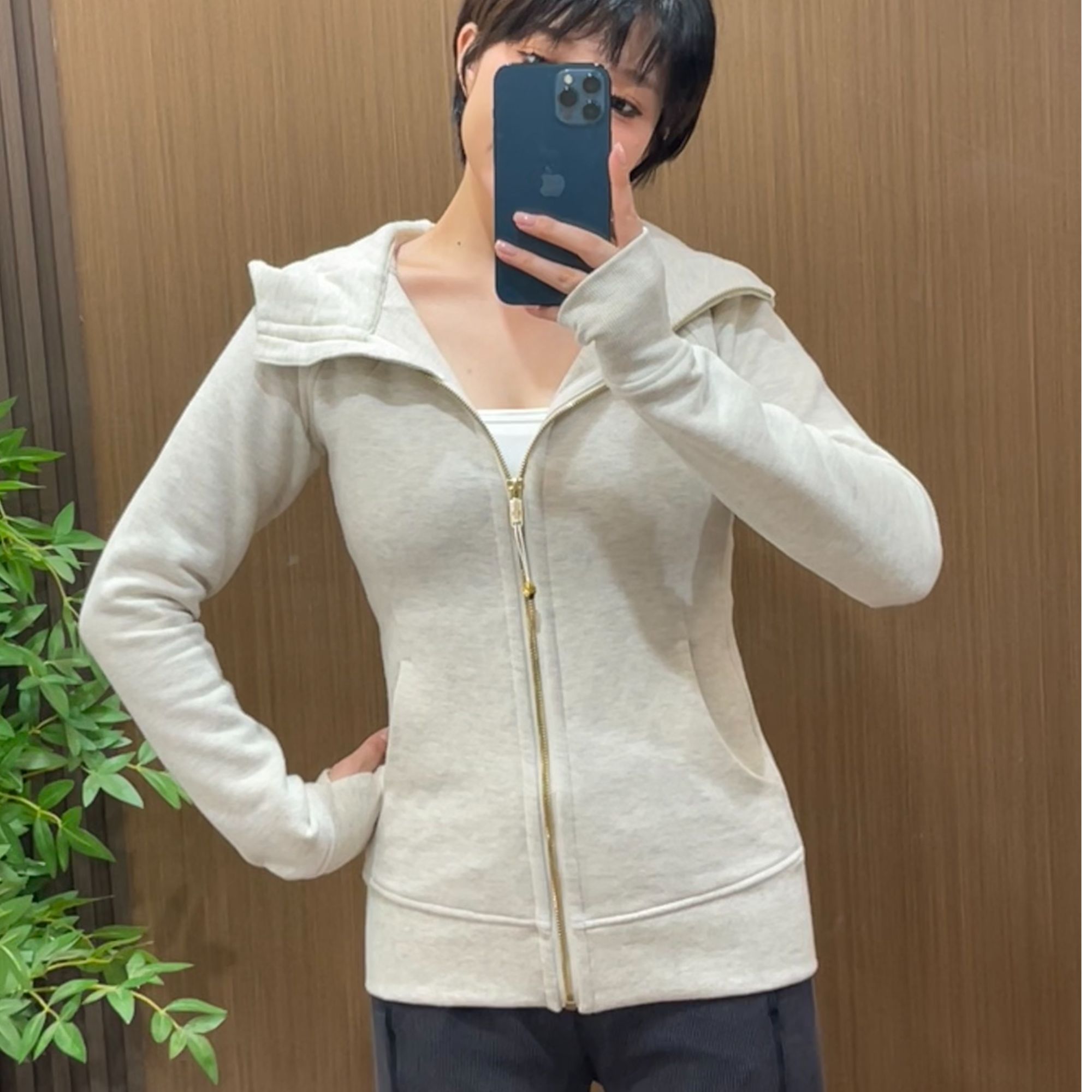 小章鱼加绒修身连帽全拉链卫衣 19