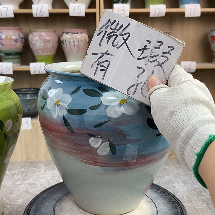 缸13xc景德镇陶瓷花盆