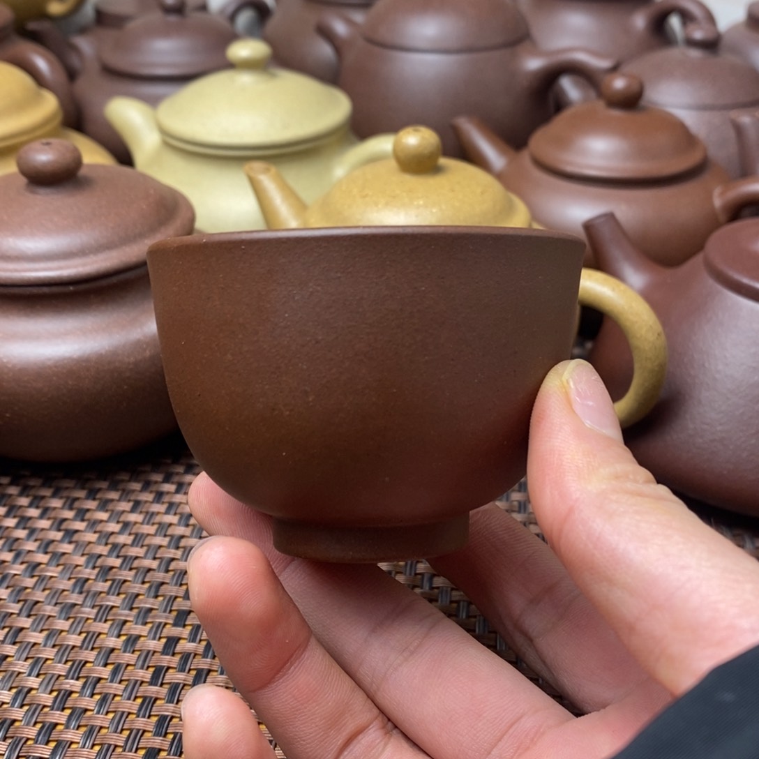 底槽青茶壶紫砂主人杯