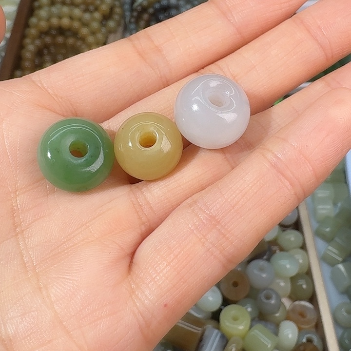 宋***宋和田玉（碧玉）未镶嵌颈饰拍3