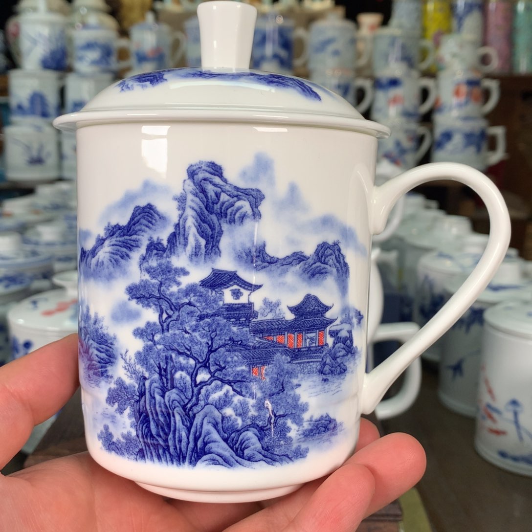 景德镇陶瓷高温办公杯