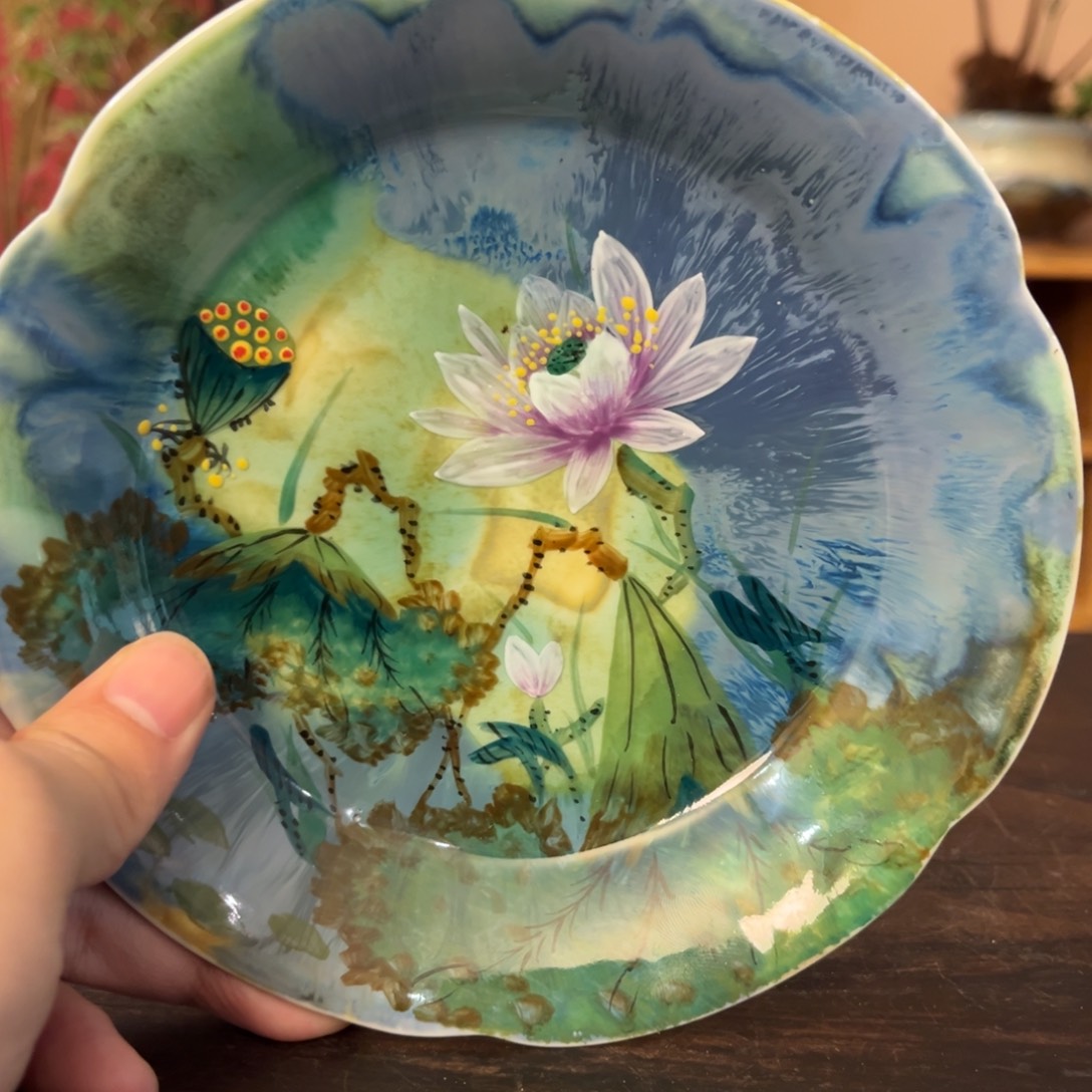 柴烧手工手绘陶瓷