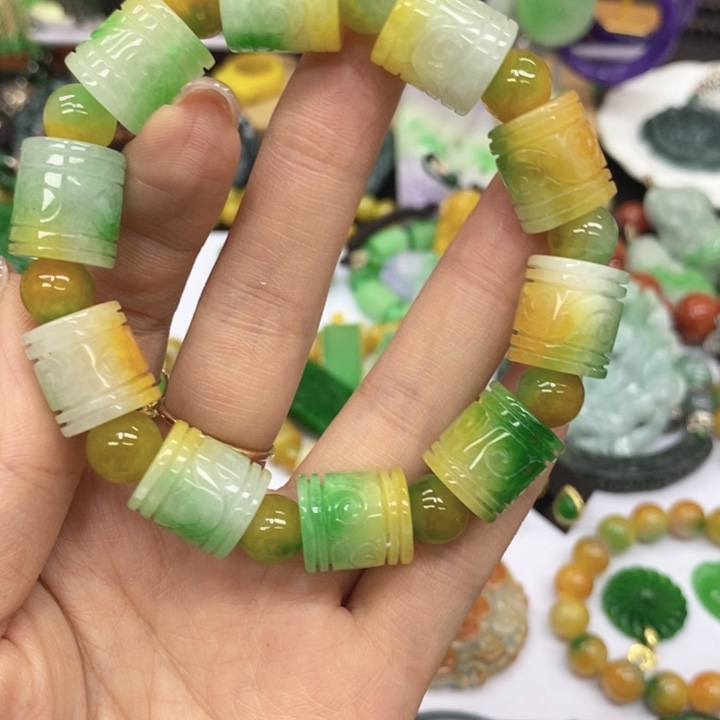 未镶嵌手链翡翠潇*手链20