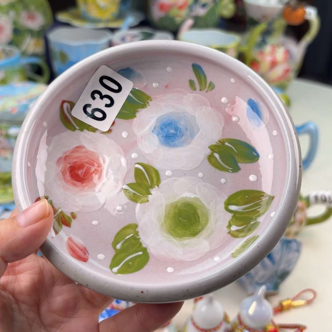 景德镇手绘高温釉下彩陶瓷茶具