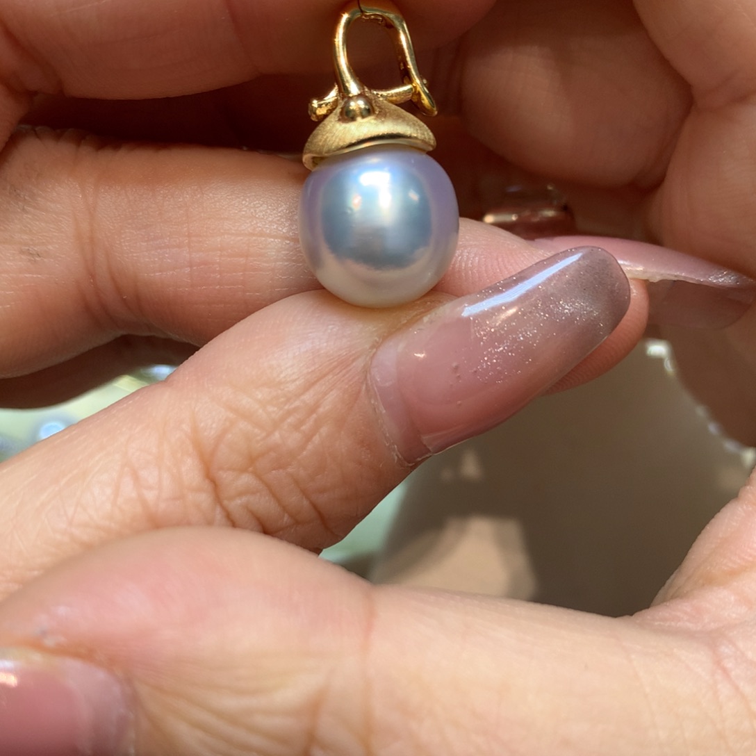 海水珍珠颈饰银S925镶嵌