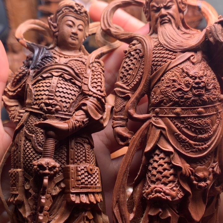 檀香木把件老山檀木瑕疵