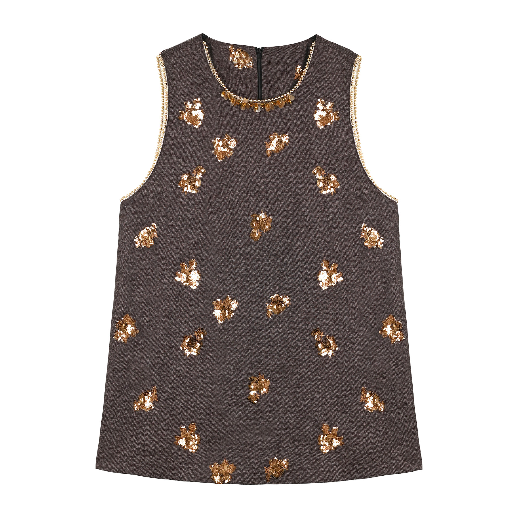 2025秋冬大码胖MM连衣裙A字毛呢背心裙#CVC20160