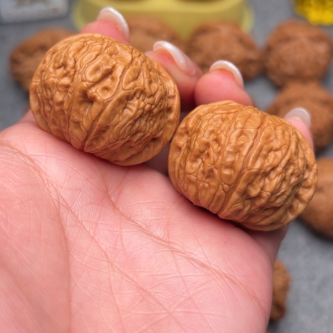 把件文玩核桃秋***叶毕业乾隆磨37.5全品