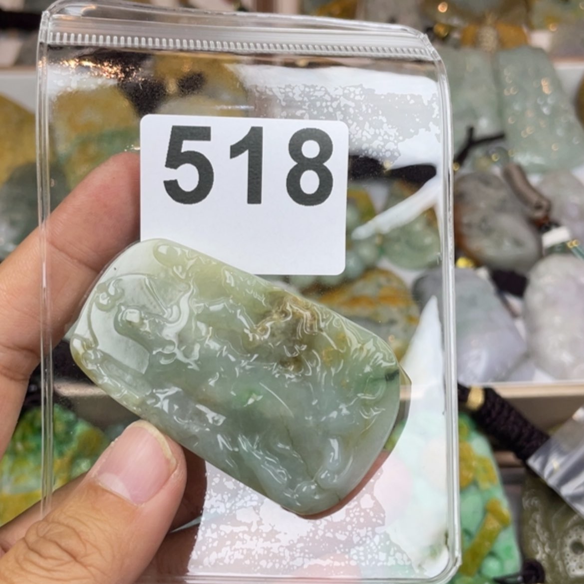 【闪购商品】翡翠颈饰未镶嵌詹***国翡翠