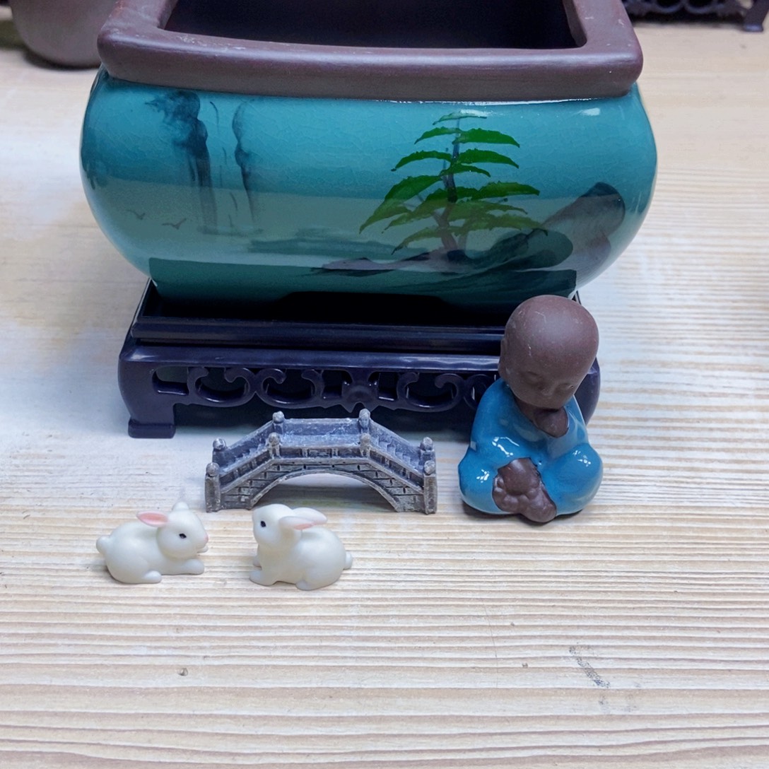 瓷片陶瓷花盆陶瓷艺术