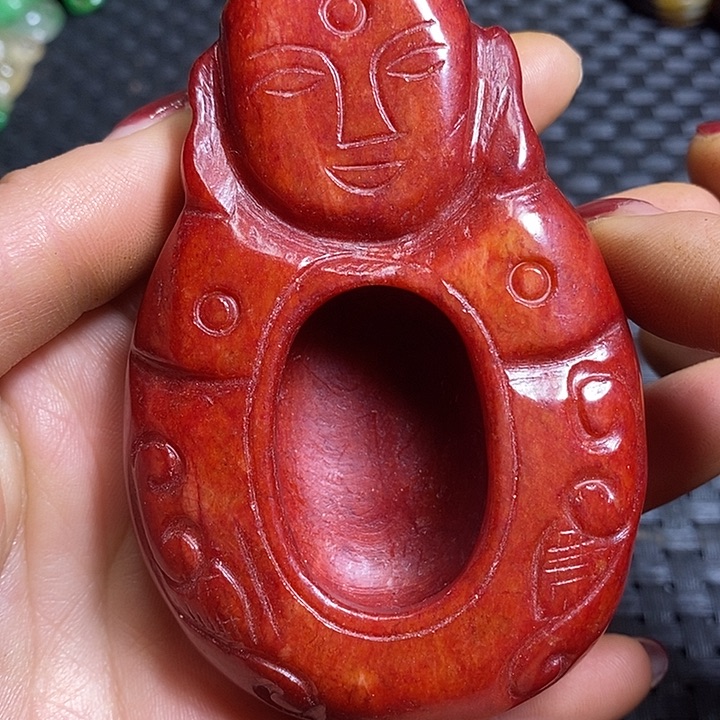 紫金钵盂菩提吊坠