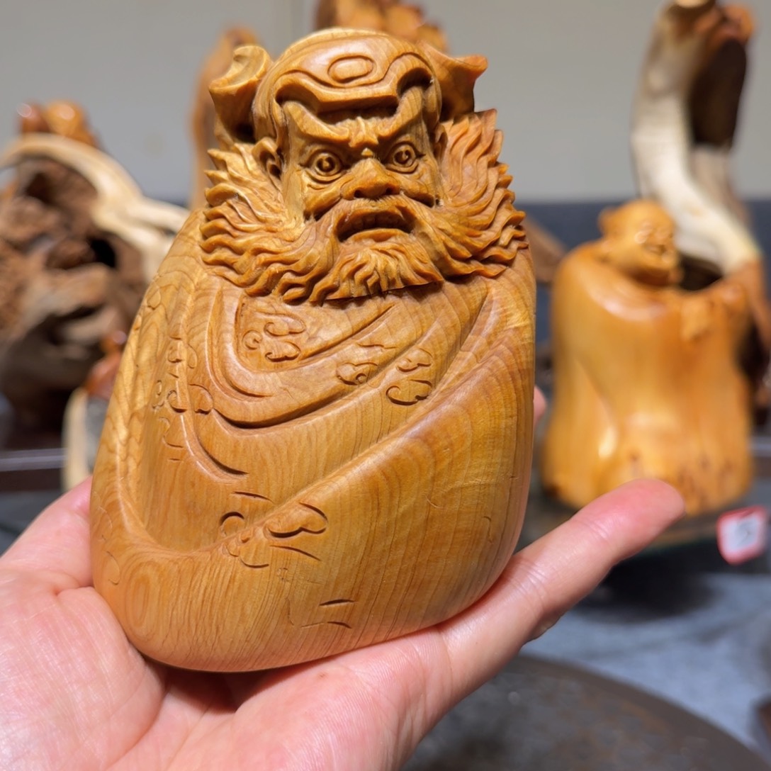 柏木（崖柏）太行崖柏手把件摆件