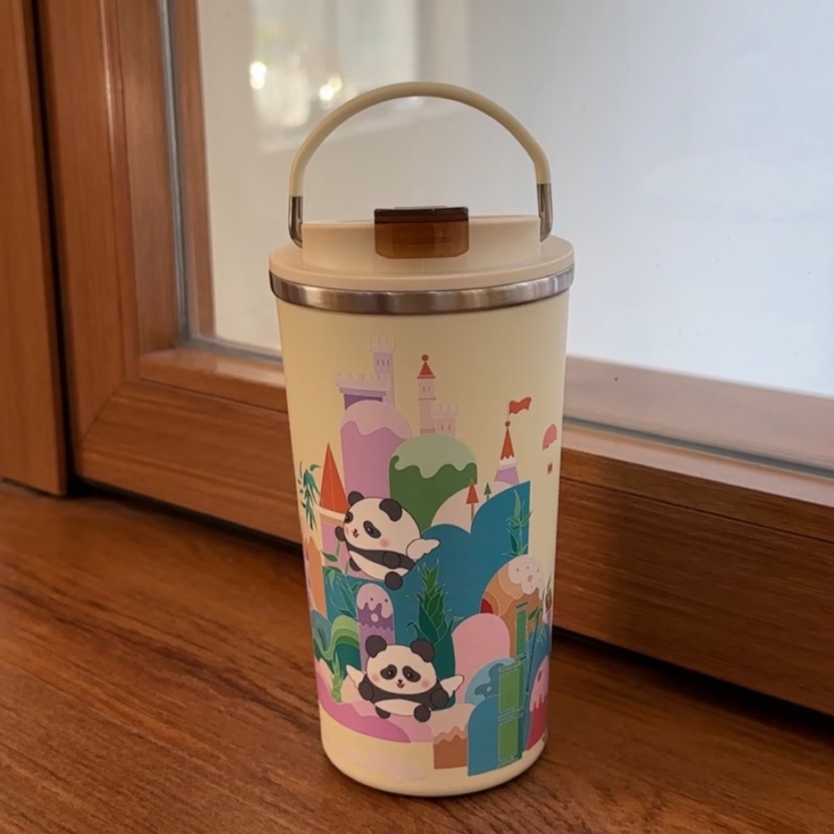 大容量陶瓷内胆 随行杯咖啡杯