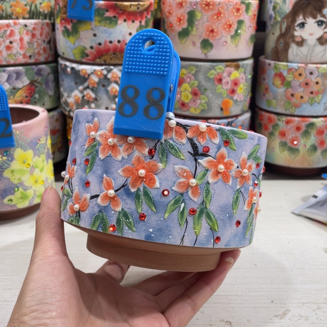 红陶多肉花盆特价微瑕