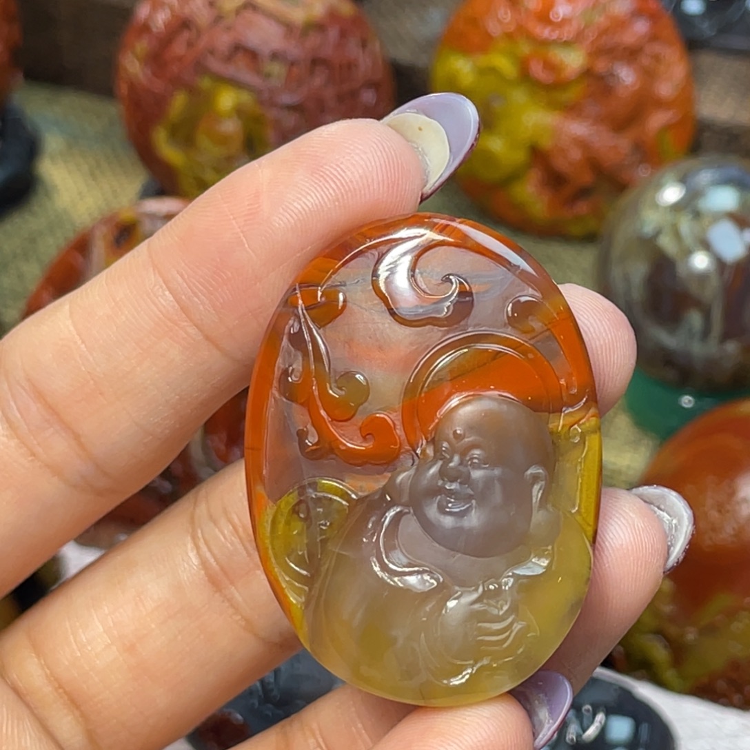 未镶嵌玛瑙/玉髓珠宝奇石北票佛公