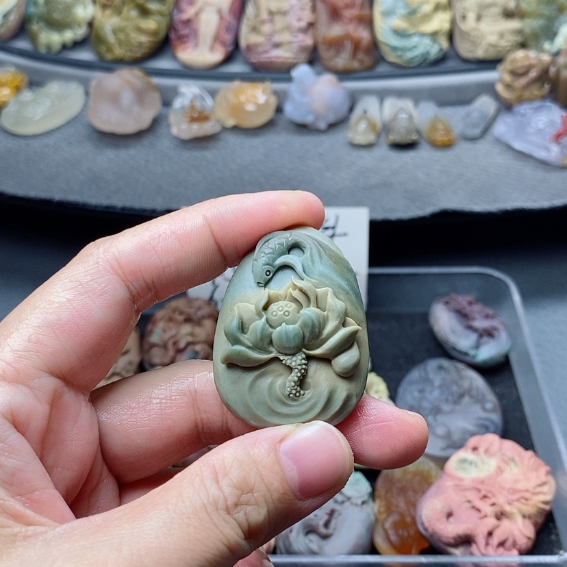 【闪购商品】未镶嵌定制石英质玉吊坠