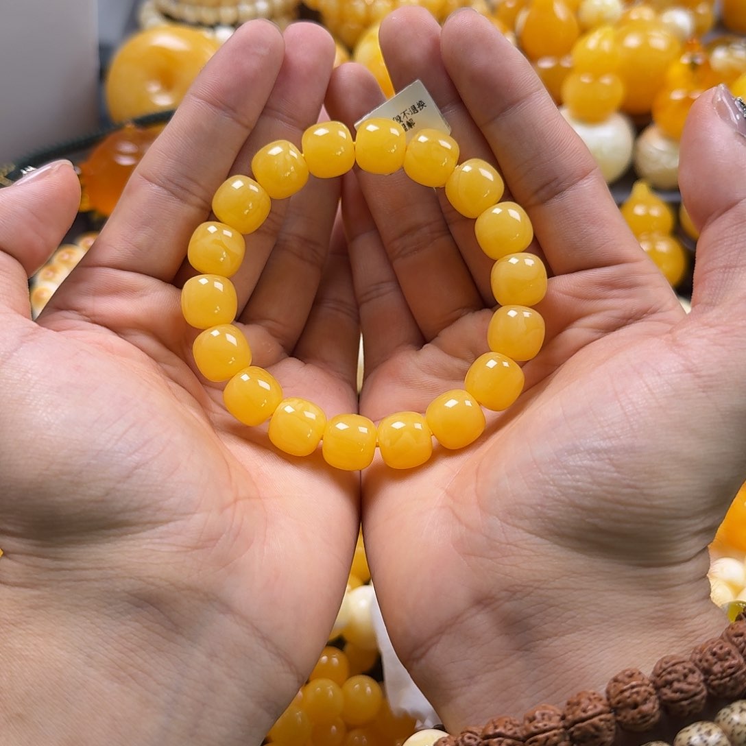 蜜蜡珠宝奇石未镶嵌同料老型13mm