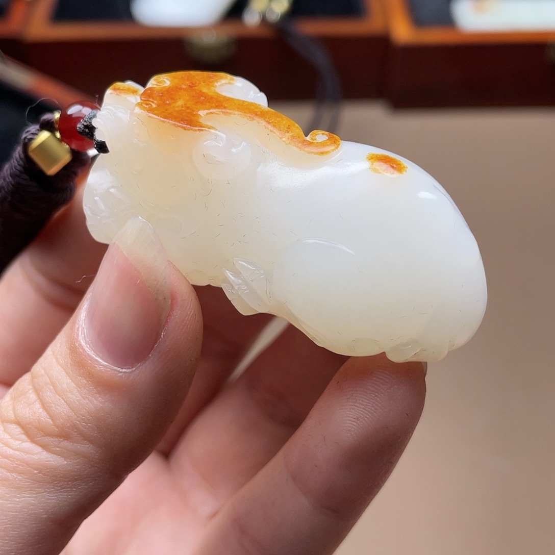 和田玉挂件未镶嵌赵*F