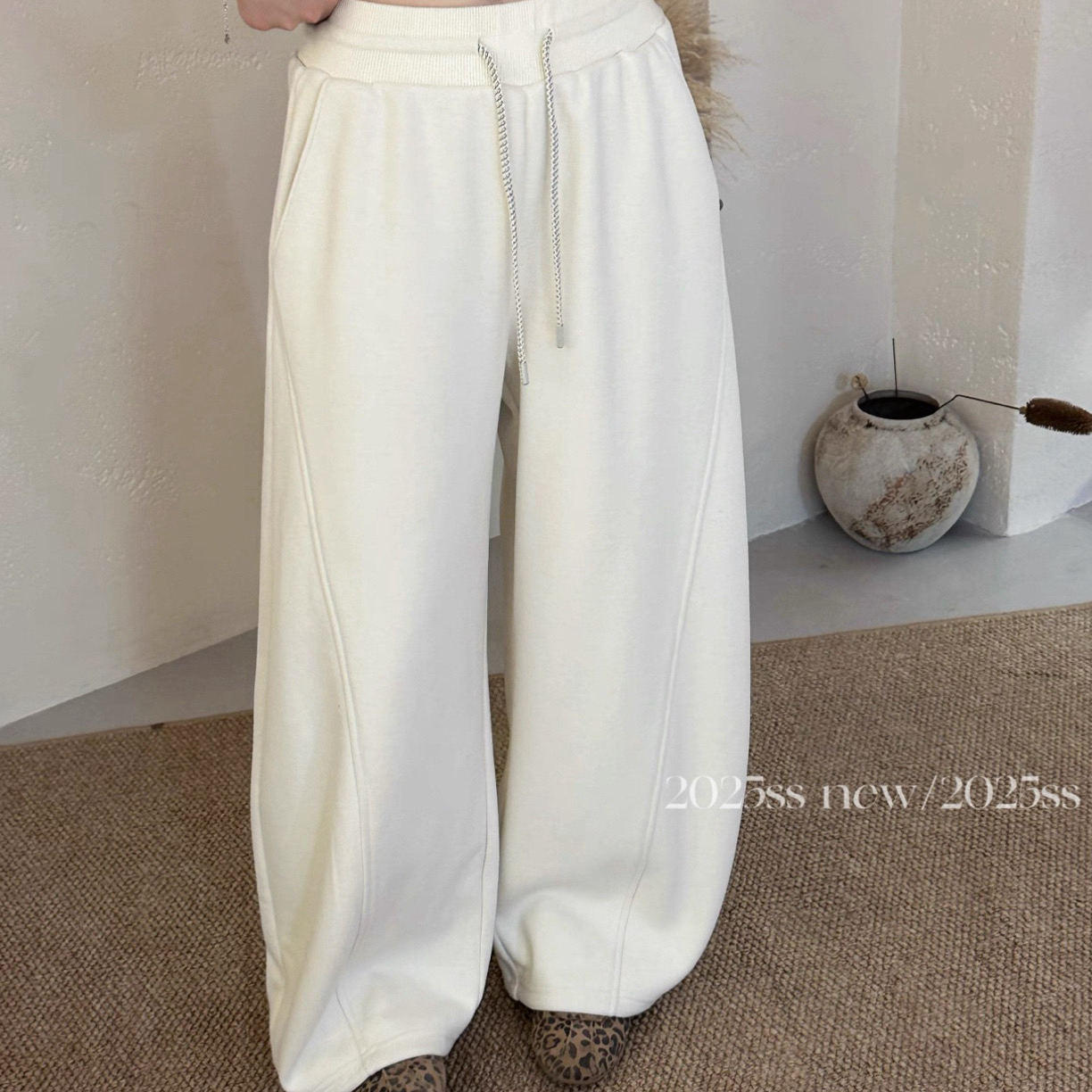 【街拍潮裤】秋冬加绒加厚高腰显瘦休闲裤