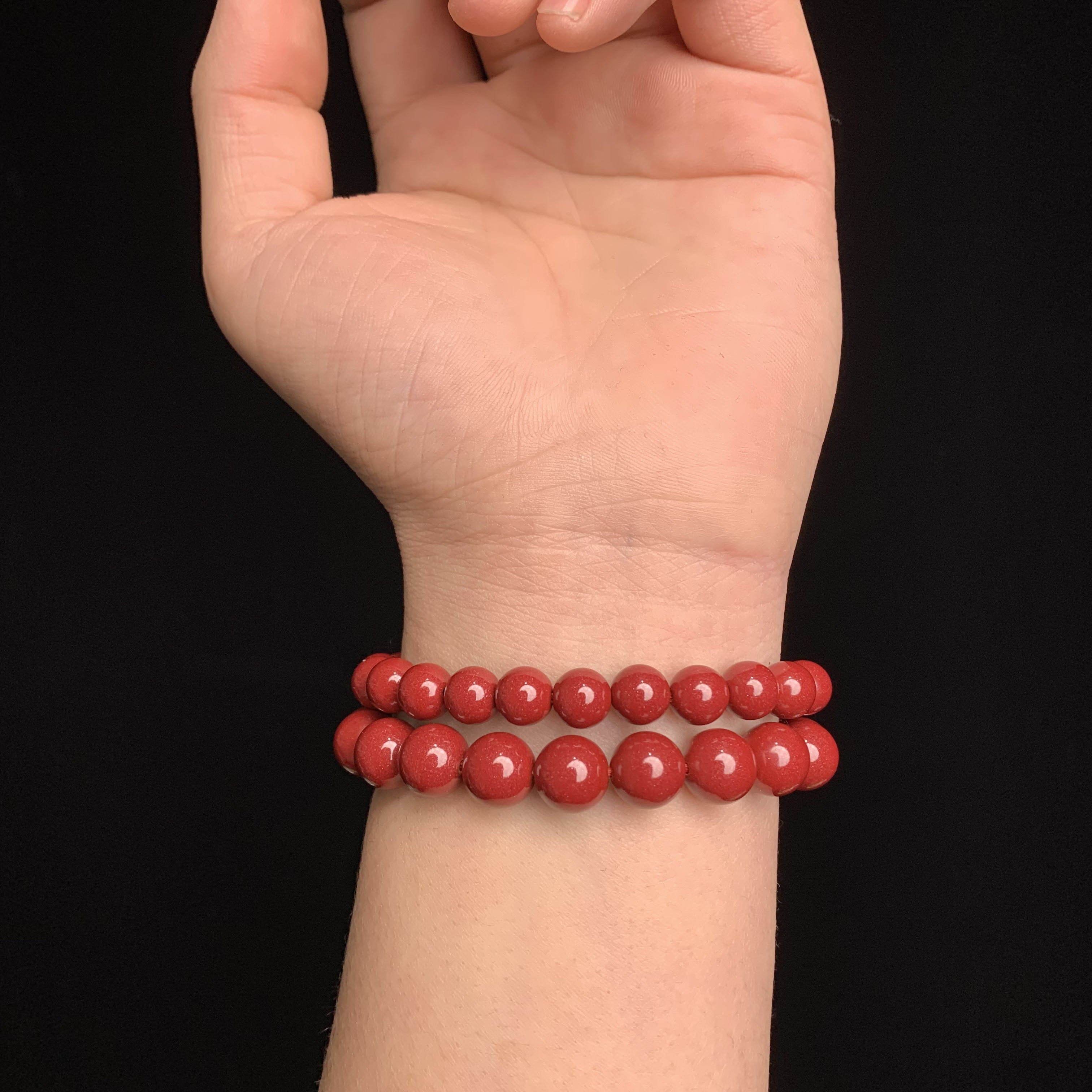 含辰砂工艺品紫金砂朱砂P4003多样性发其一 经典百搭男女同款