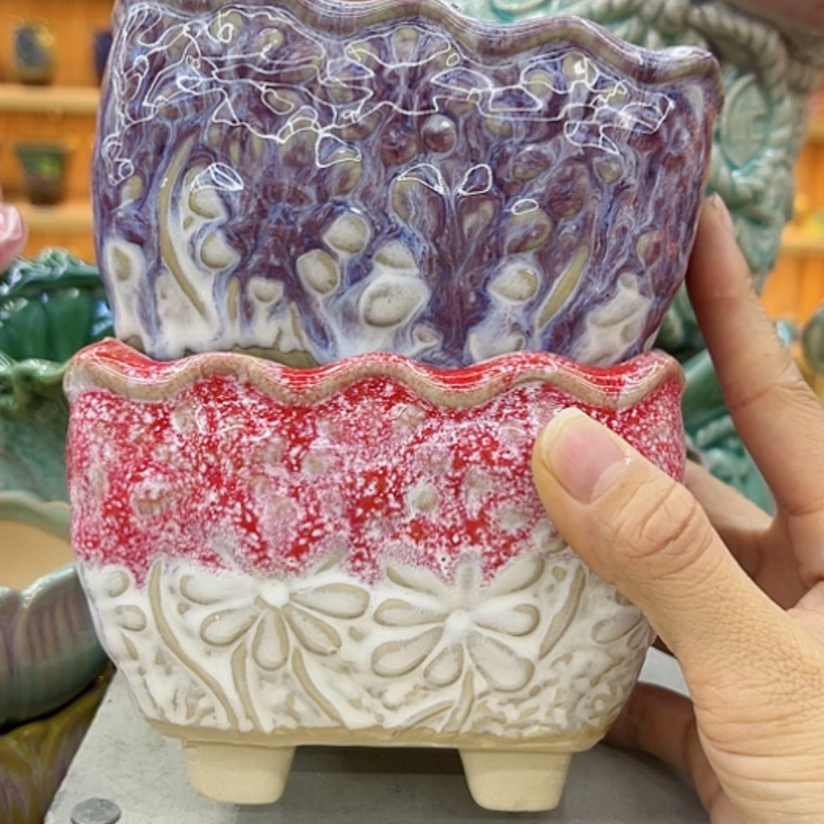 【闪购商品】陶瓷花盆