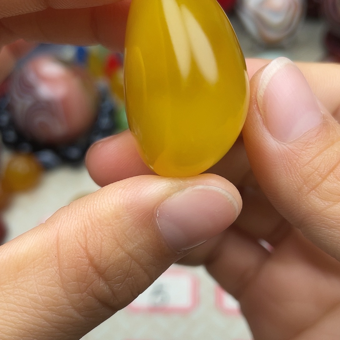 番***蛋玛瑙/玉髓合金颈饰