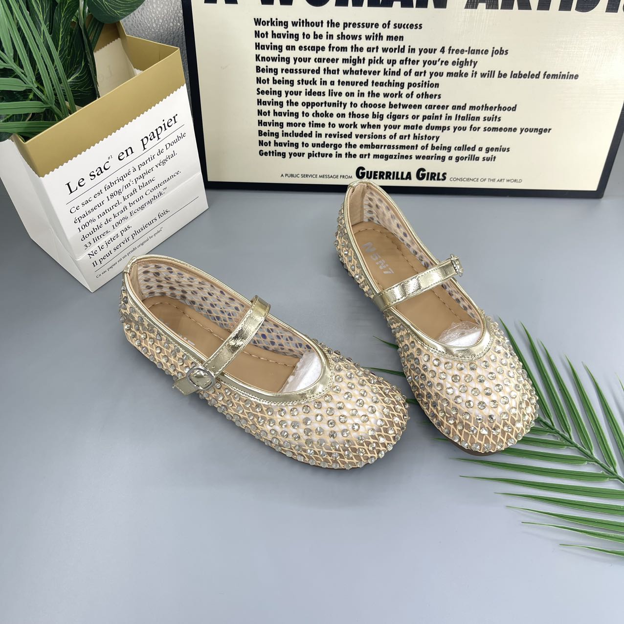 【小苏专属】玛丽珍鞋透气舒适平底浅口百搭小香风单鞋女鞋708