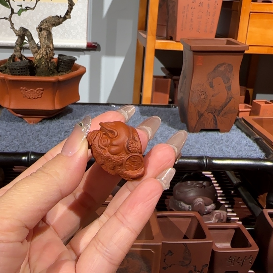 ཀ***࿐花盆紫砂半手工制作
