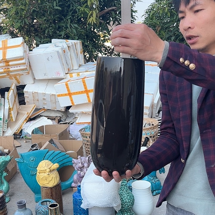 瓶高度35厘米口径13厘米微瑕捡漏划痕