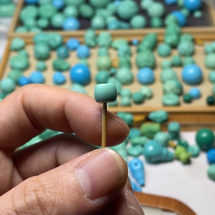 非金属卡8绿色直切单珠