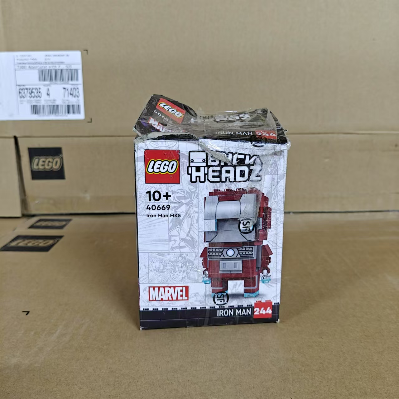 LEGO乐高40669钢铁侠MK5方头仔漫威系列男女孩拼搭玩具礼物