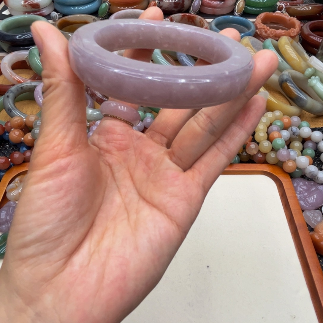 石英质玉未镶嵌圈口56