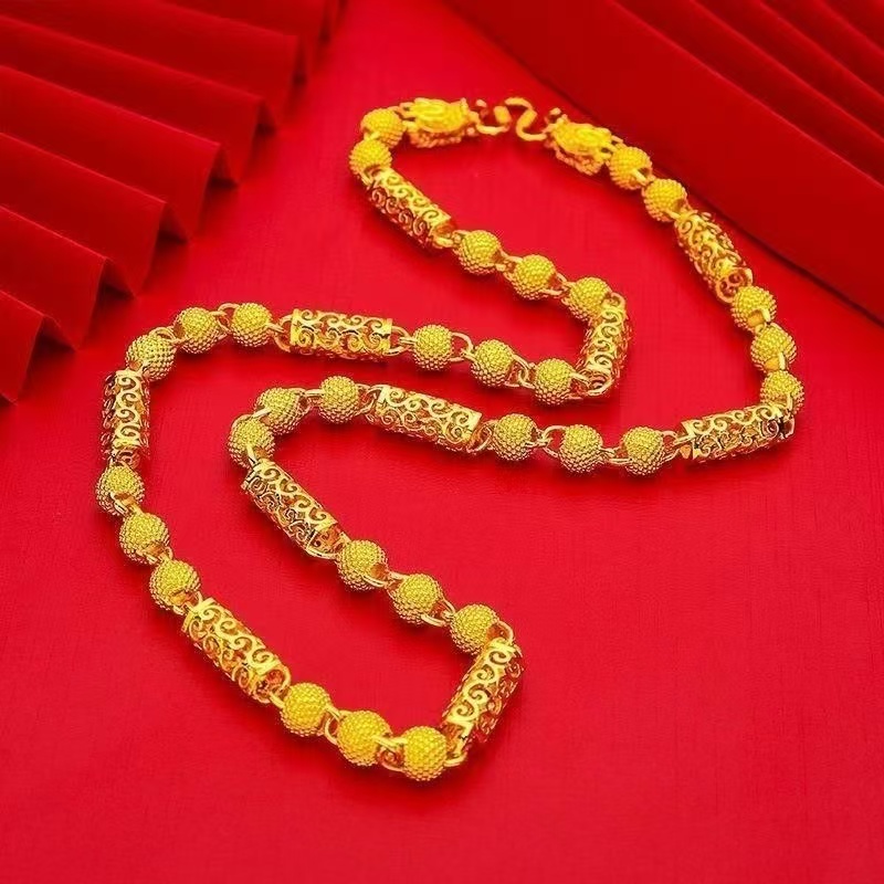 合金项链 【帝王祥云项链】时尚百搭经典气质潮流男款