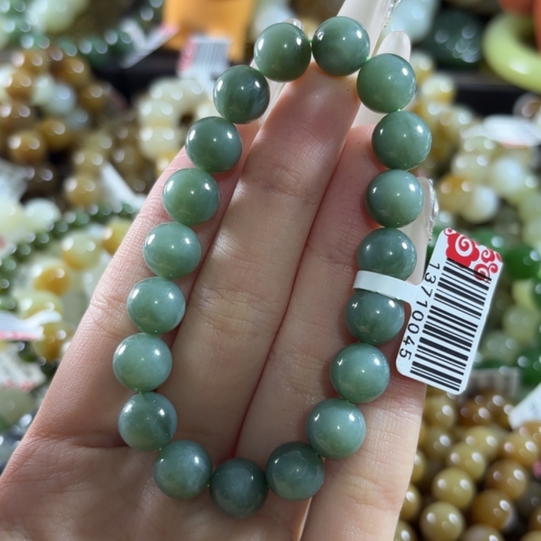 和田玉未镶嵌手链110