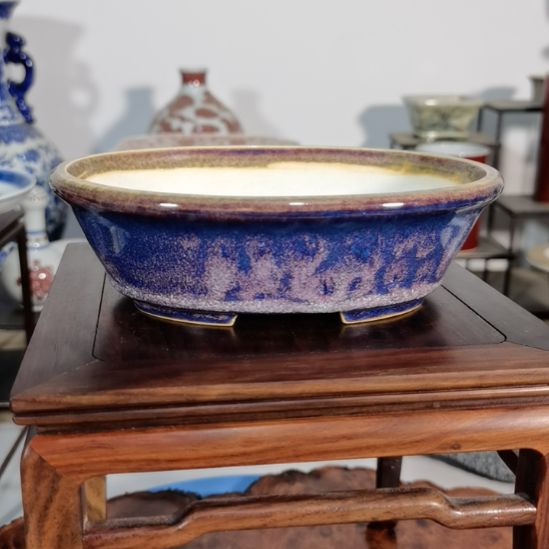 摆件用****6盆景盆釉盆山水盆