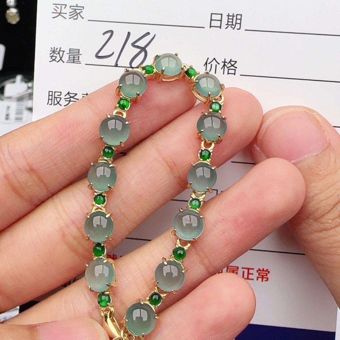 翡翠戒指银S925镶嵌戒指