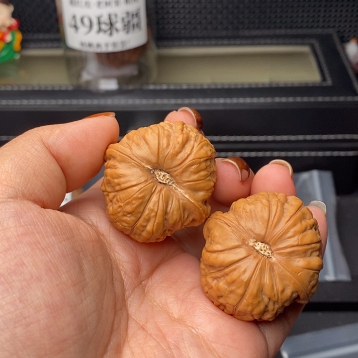 把件文玩核桃沉****生36球南瓜